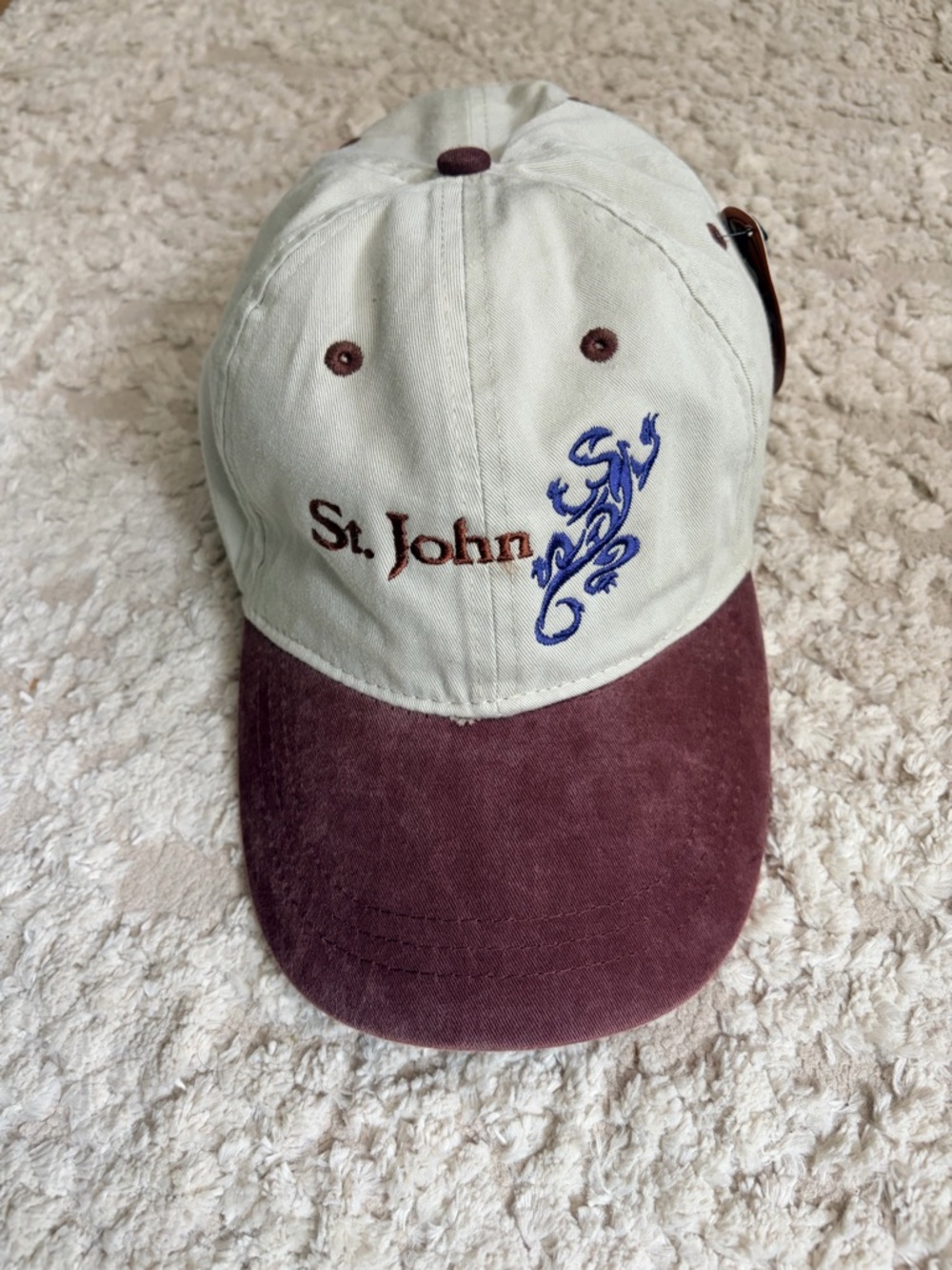 NEW!! St. John Virgin Islands Adjustable Velcro Baseball Hat